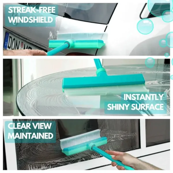 HOOMWELL™ Recyclable Silicone Window Squeegee Kits